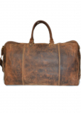 Vintage-Leder Reisetasche braun